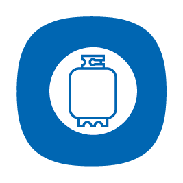 Icône gaz